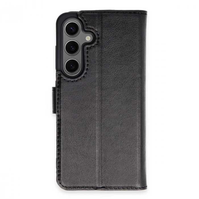 Samsung Galaxy S24 Kılıf Trend S Plus Kapaklı Kılıf - Siyah