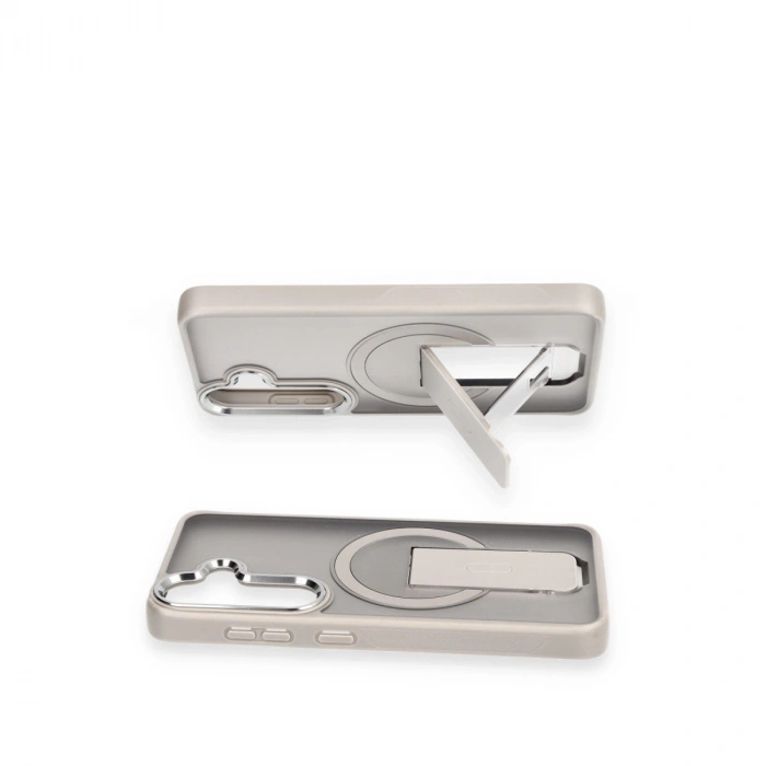 Samsung Galaxy S24 Tork Magsafe Standlı Kapak - Derin Mor