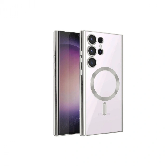 Samsung Galaxy S24 Ultra Kılıf Kross Magneticsafe Kapak - Titan Gri