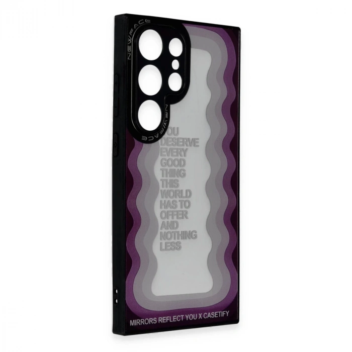 Samsung Galaxy S24 Ultra Kılıf Mirror Desenli Kapak - Mirror - 5