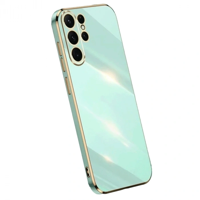 Samsung Galaxy S24 Ultra Kılıf Volet Silikon - Açık Yeşil