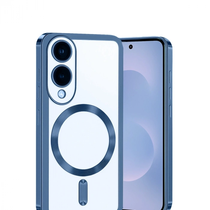 Samsung Galaxy S25 Edge Kross Magneticsafe Kapak - Sierra Blue