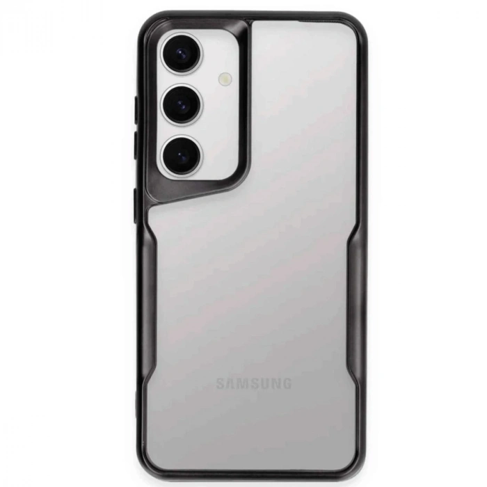 Samsung Galaxy S25 Kılıf Boyi Silikon Kapak - Siyah