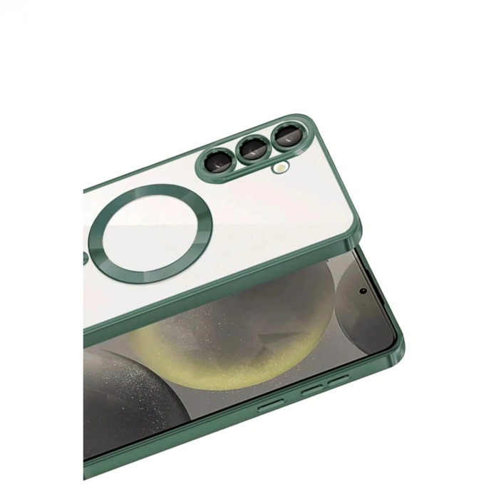 Samsung Galaxy S26 Kross Magneticsafe Kapak - Koyu Yeşil