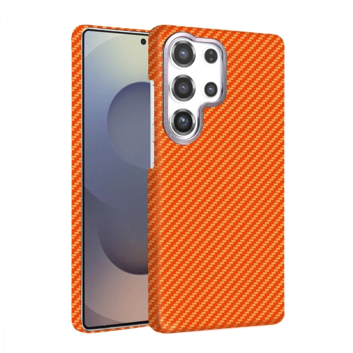 Samsung Galaxy S26 Ultra Vega Magsafe Kapak - Turuncu