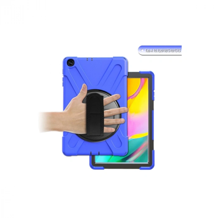 Samsung Galaxy T510 Tab A 10.1 Kılıf Amazing Tablet Kapak - Mavi