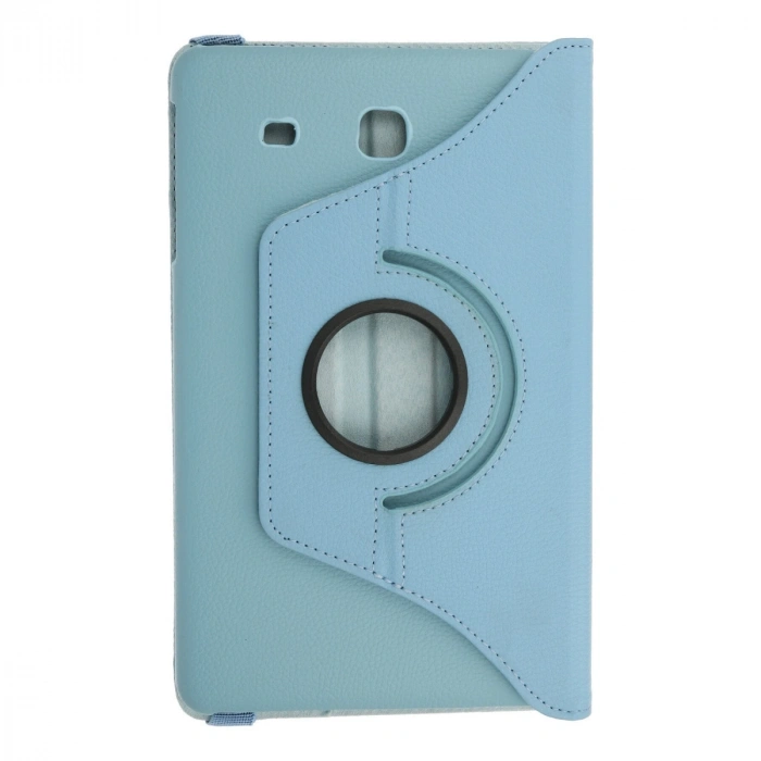Samsung Galaxy T560 Tab E 9.7 Kılıf 360 Tablet Deri Kılıf - Turkuaz