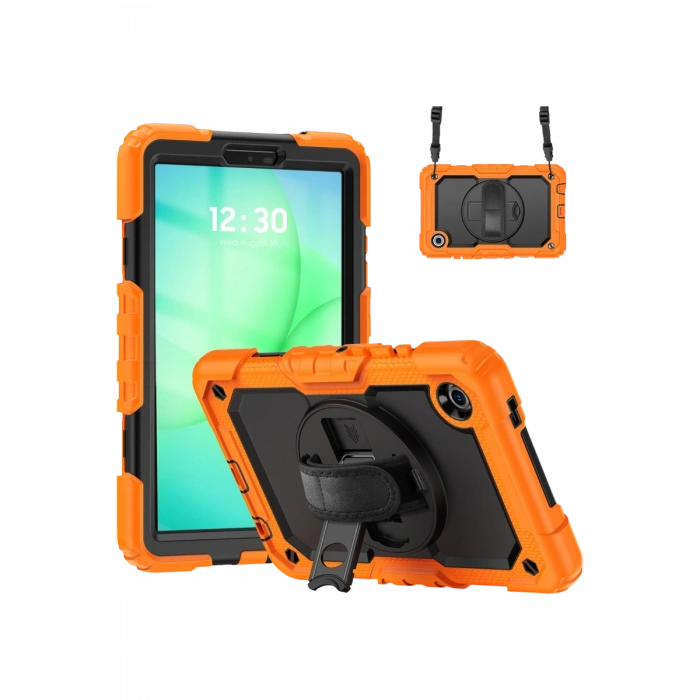 Samsung Galaxy Tab A11 Plus Kılıf Amazing Tablet Kapak - Turuncu