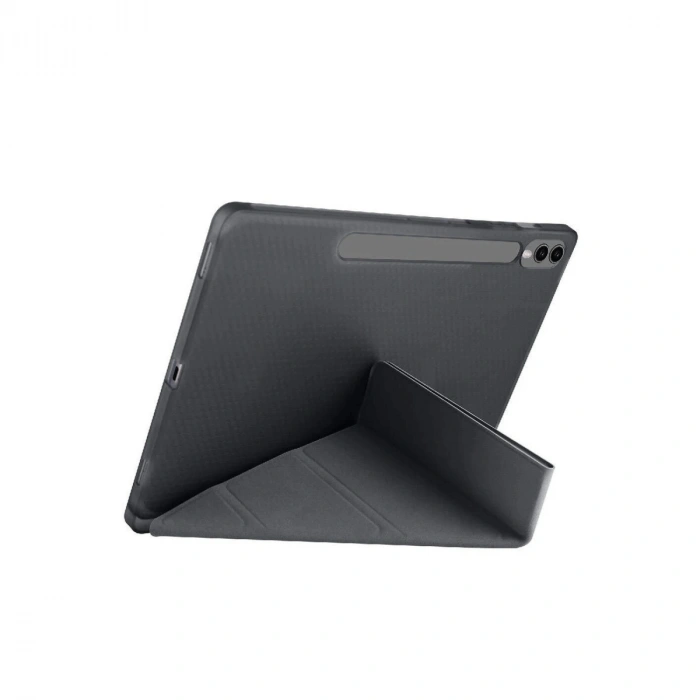 Samsung Galaxy X610 Tab S9 Fe Plus 12.4 Kılıf Kalemlikli Mars Tablet Kılıfı - Siyah