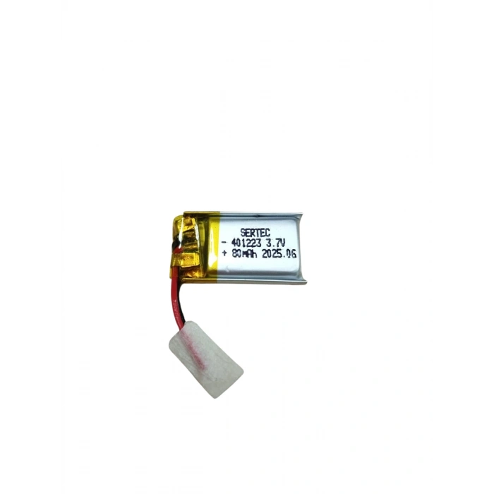 Sertec 401223 3.7v 80 Mah Li-polymer Pil (devreli/1.5a)