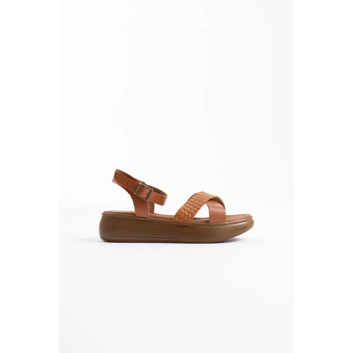 Taba Hakiki Deri Sandalet TR31MY58B