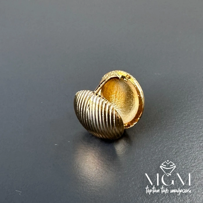Taşsız Gold Kaplama Küpe