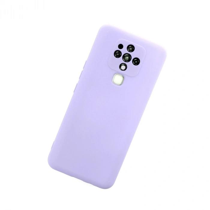 Tecno Camon 16 Kılıf Nano İçi Kadife Silikon - Lila
