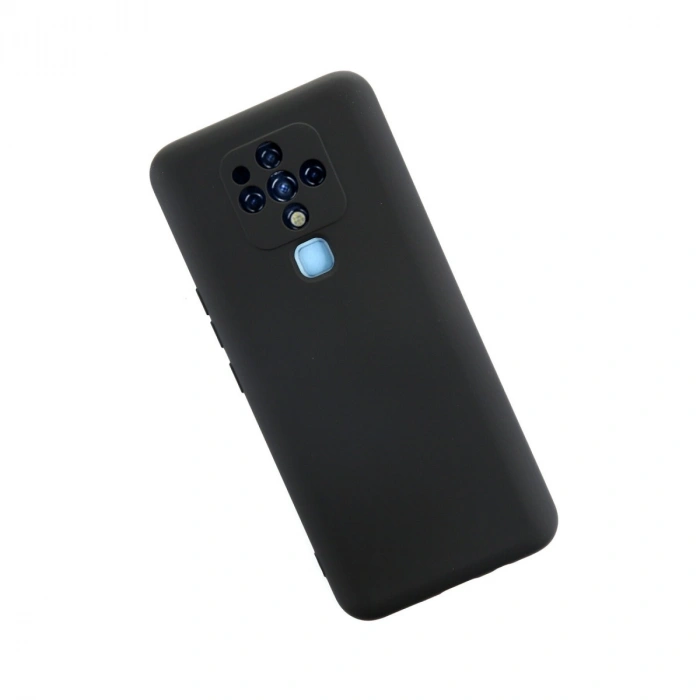 Tecno Camon 16 Kılıf Nano İçi Kadife Silikon - Siyah