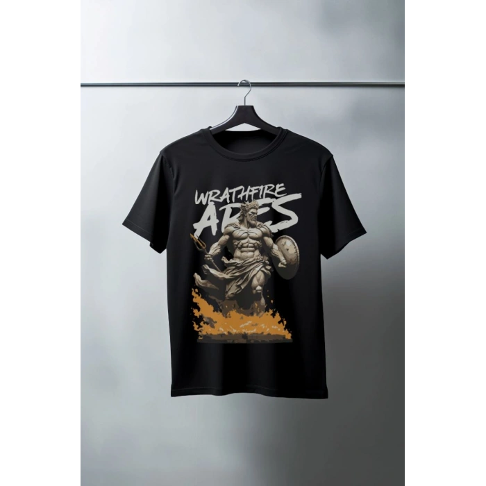 Unisex Oversize 24/1 Penye DTF Baskılı Tişört - DTF100