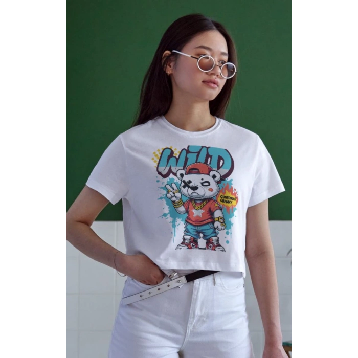 Unisex Oversize 24/1 Penye DTF Baskılı Tişört - DTF107
