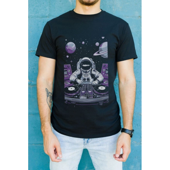 Unisex Oversize 24/1 Penye DTF Baskılı Tişört - DTF109