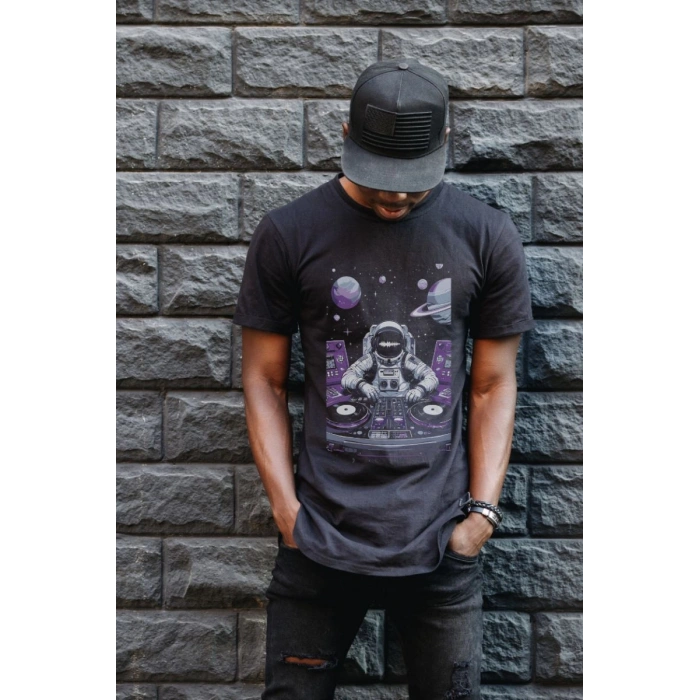 Unisex Oversize 24/1 Penye DTF Baskılı Tişört - DTF109