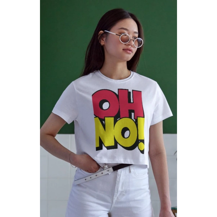 Unisex Oversize 24/1 Penye DTF Baskılı Tişört - DTF118