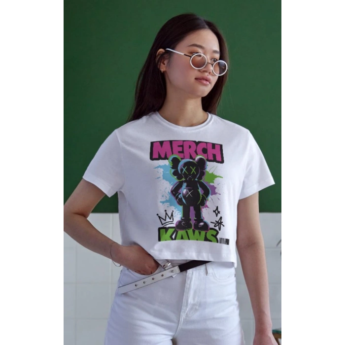 Unisex Oversize 24/1 Penye DTF Baskılı Tişört - DTF129