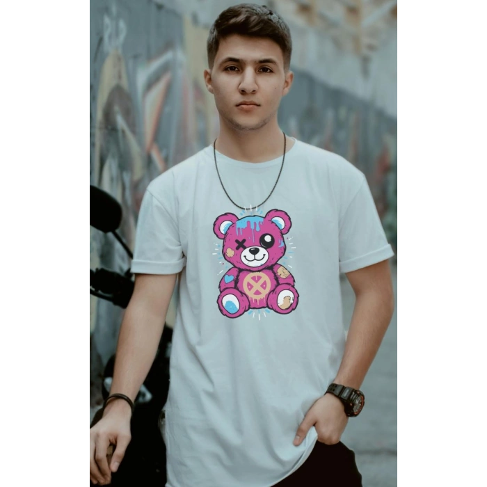 Unisex Oversize 24/1 Penye DTF Baskılı Tişört - DTF130