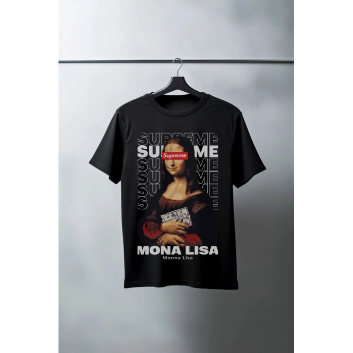 Unisex Oversize 24/1 Penye DTF Baskılı Tişört - DTF143