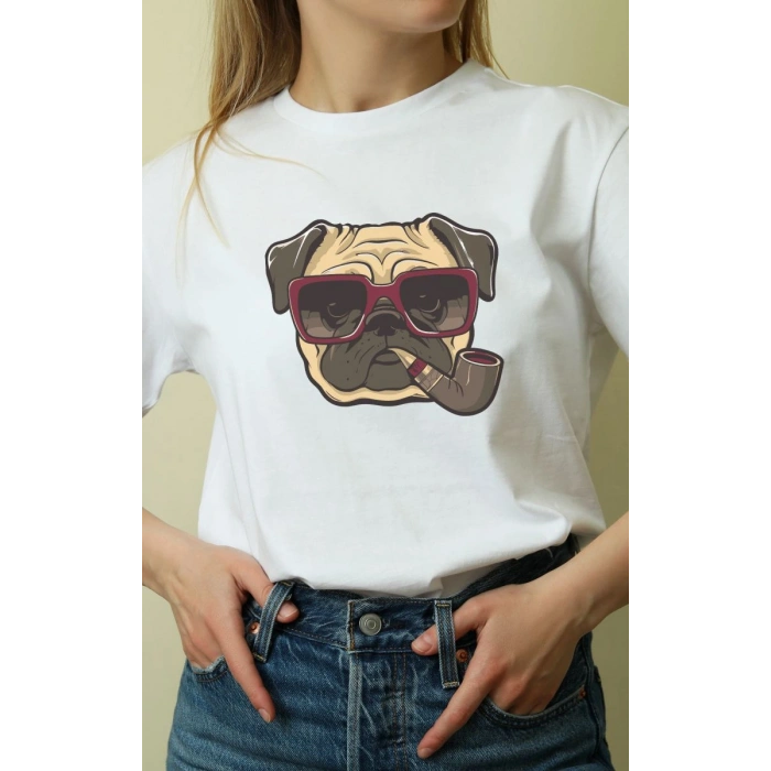 Unisex Oversize 24/1 Penye DTF Baskılı Tişört - DTF145