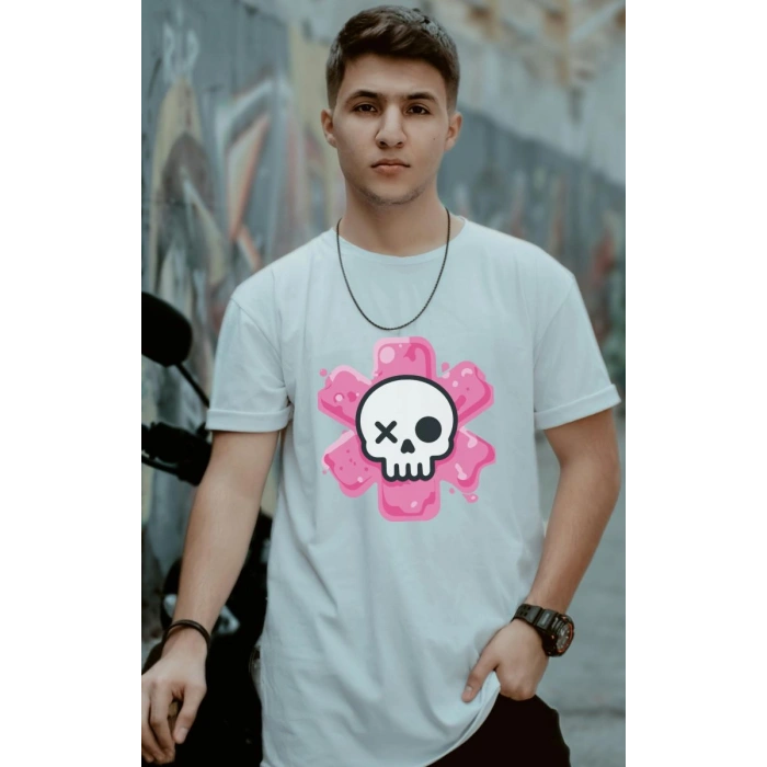 Unisex Oversize 24/1 Penye DTF Baskılı Tişört - DTF146