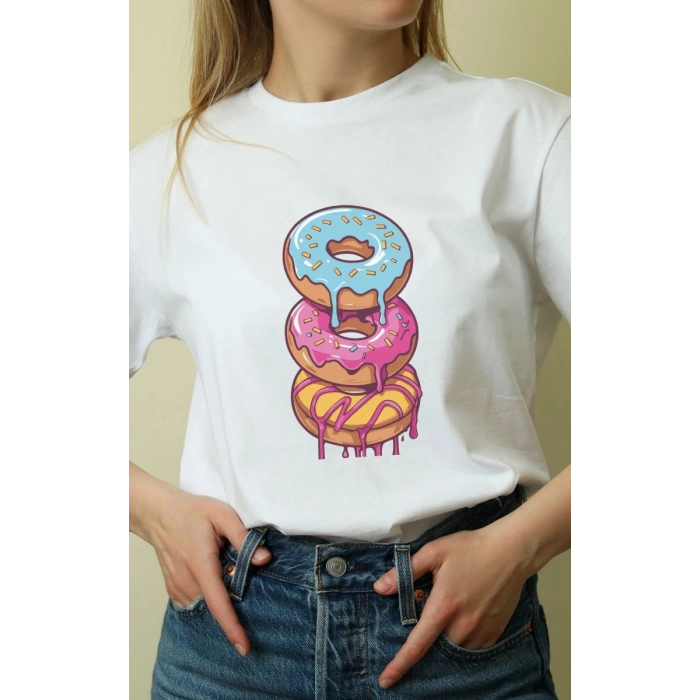 Unisex Oversize 24/1 Penye DTF Baskılı Tişört - DTF149