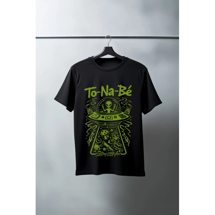 Unisex Oversize 24/1 Penye DTF Baskılı Tişört - DTF154