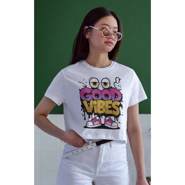Unisex Oversize 24/1 Penye DTF Baskılı Tişört - DTF156