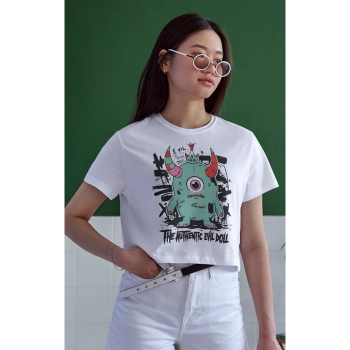 Unisex Oversize 24/1 Penye DTF Baskılı Tişört - DTF165