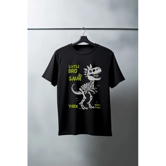 Unisex Oversize 24/1 Penye DTF Baskılı Tişört - DTF166