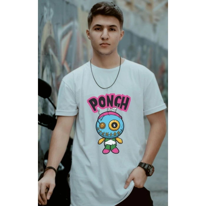 Unisex Oversize 24/1 Penye DTF Baskılı Tişört - DTF167