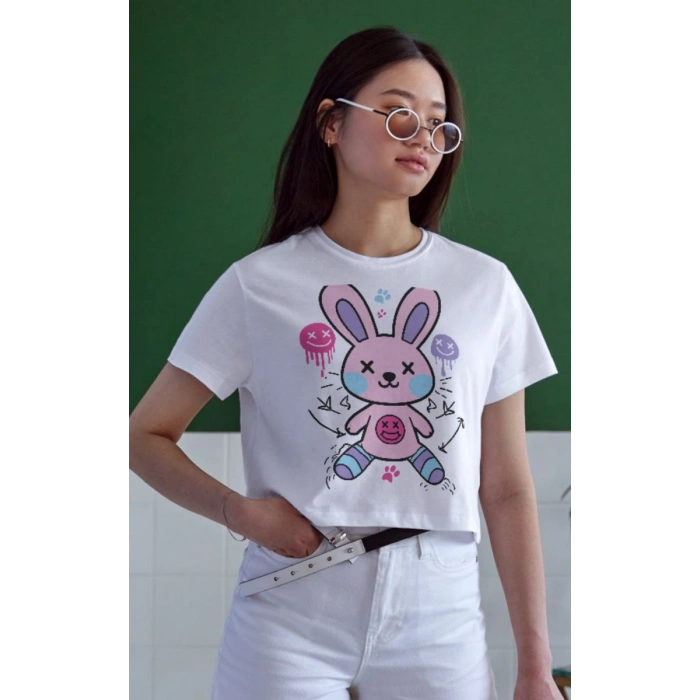 Unisex Oversize 24/1 Penye DTF Baskılı Tişört - DTF170