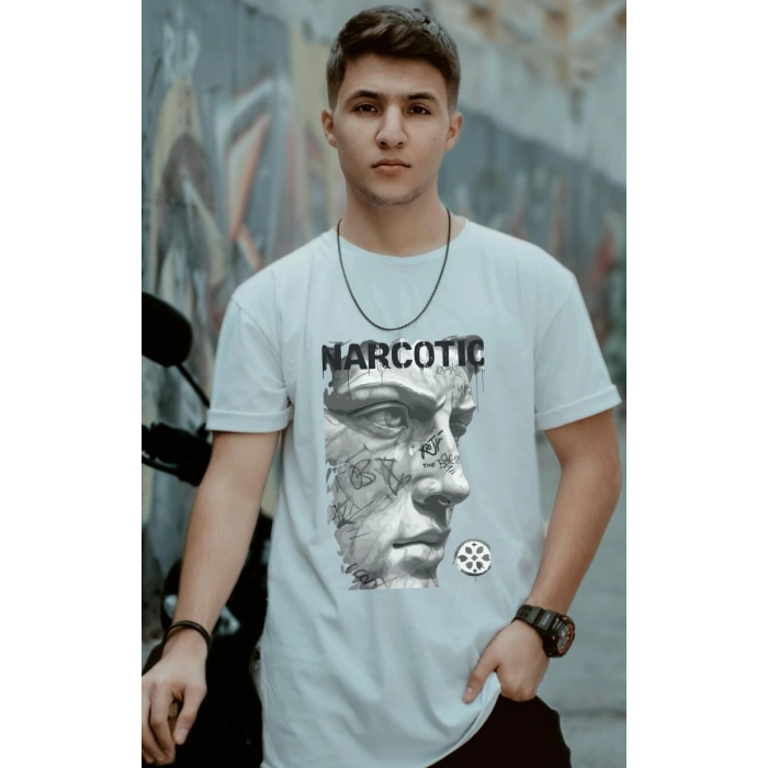 Unisex Oversize 24/1 Penye DTF Baskılı Tişört - DTF172