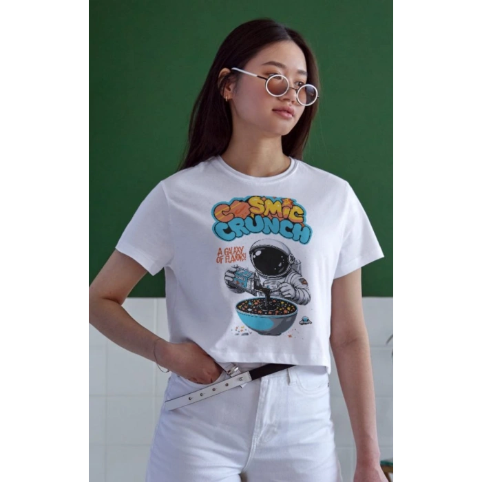 Unisex Oversize 24/1 Penye DTF Baskılı Tişört - DTF174