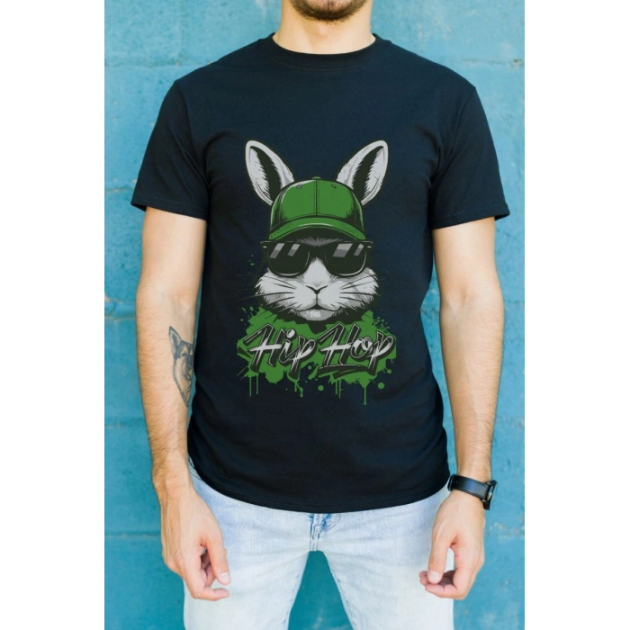 Unisex Oversize 24/1 Penye DTF Baskılı Tişört - DTF177