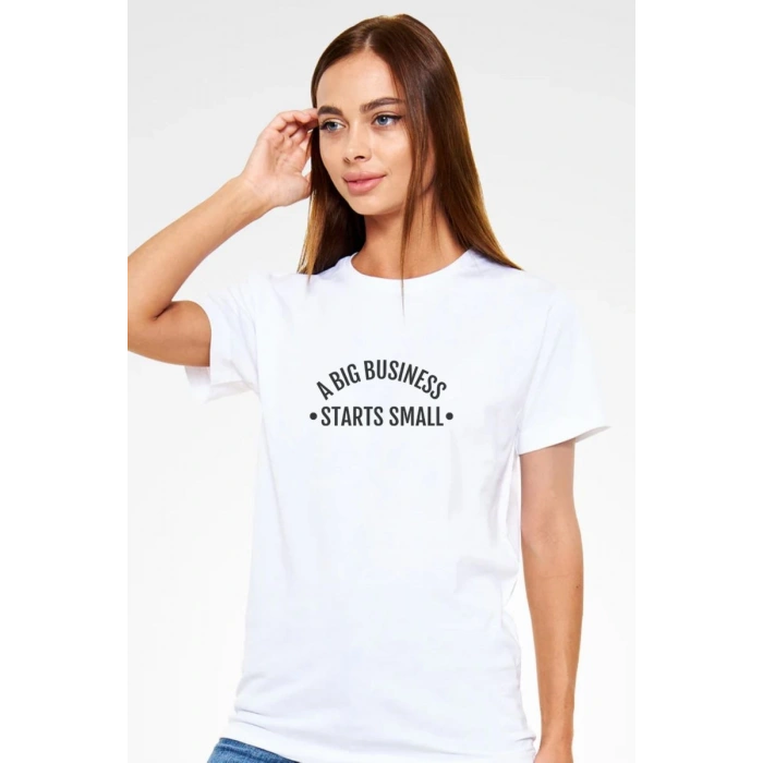 Unisex Oversize 24/1 Penye DTF Baskılı Tişört - DTF195