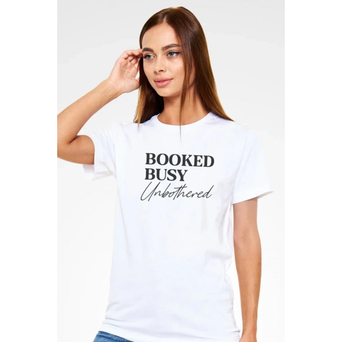 Unisex Oversize 24/1 Penye DTF Baskılı Tişört - DTF208