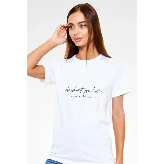 Unisex Oversize 24/1 Penye DTF Baskılı Tişört - DTF222
