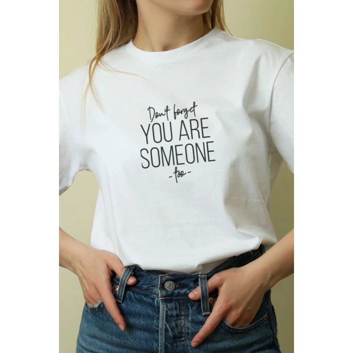 Unisex Oversize 24/1 Penye DTF Baskılı Tişört - DTF223