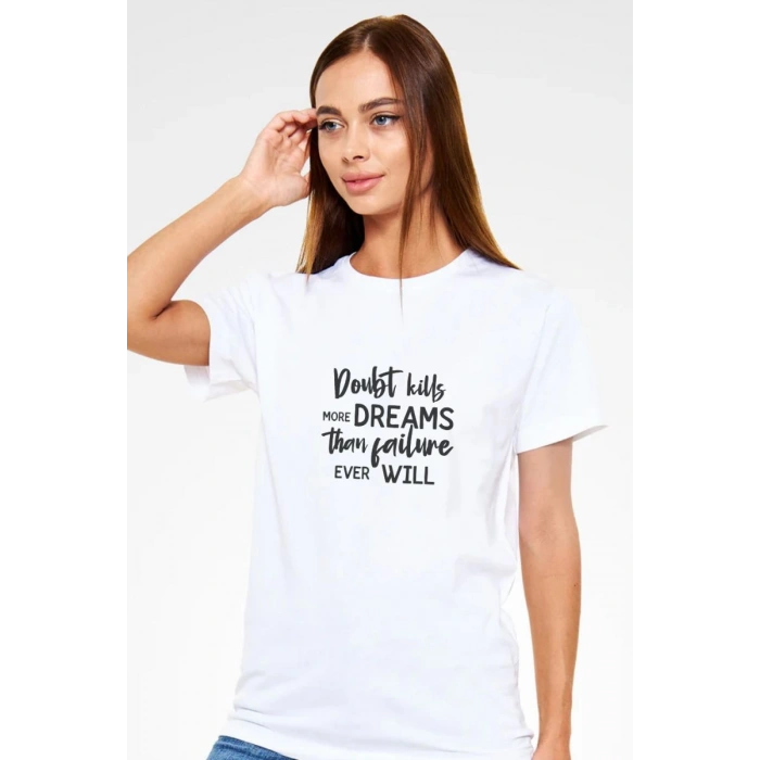 Unisex Oversize 24/1 Penye DTF Baskılı Tişört - DTF224