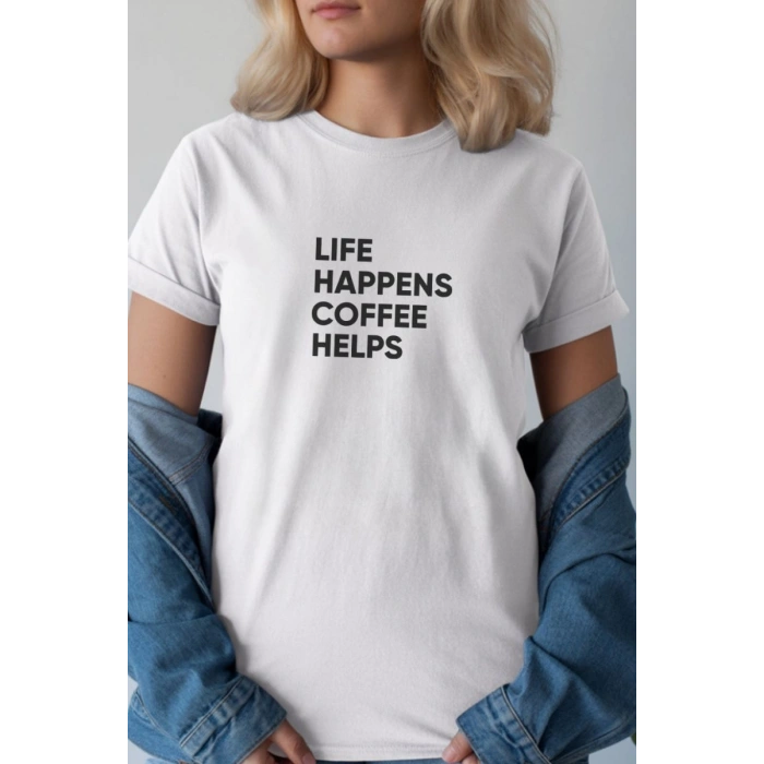 Unisex Oversize 24/1 Penye DTF Baskılı Tişört - DTF243