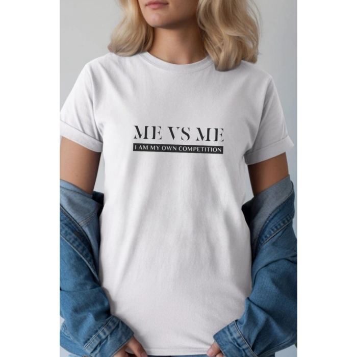 Unisex Oversize 24/1 Penye DTF Baskılı Tişört - DTF246