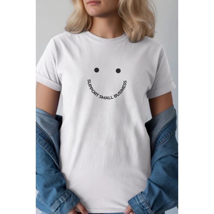 Unisex Oversize 24/1 Penye DTF Baskılı Tişört - DTF269