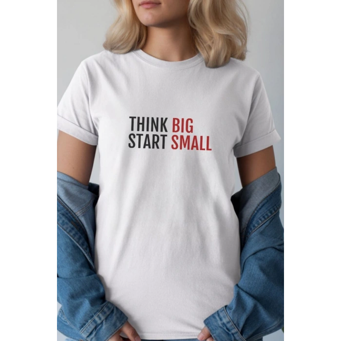 Unisex Oversize 24/1 Penye DTF Baskılı Tişört - DTF271
