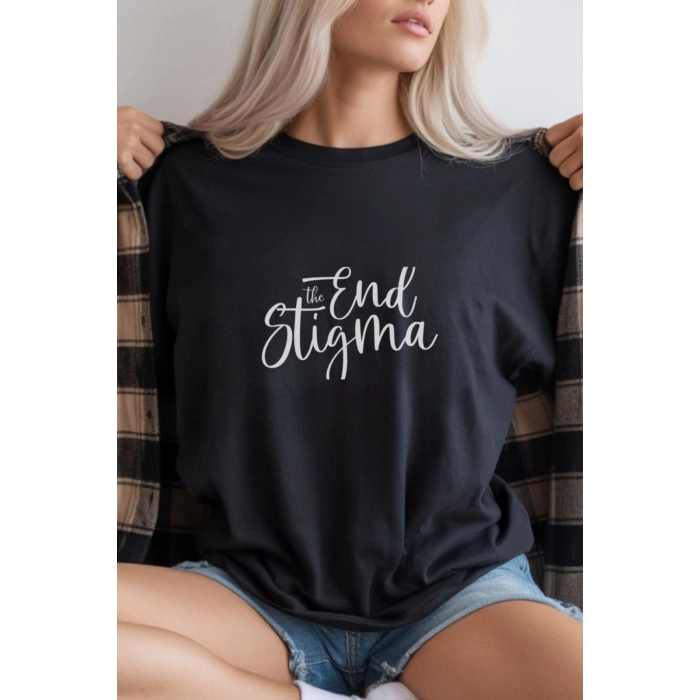 Unisex Oversize 24/1 Penye DTF Baskılı Tişört - DTF296