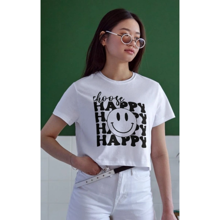 Unisex Oversize 24/1 Penye DTF Baskılı Tişört - DTF55