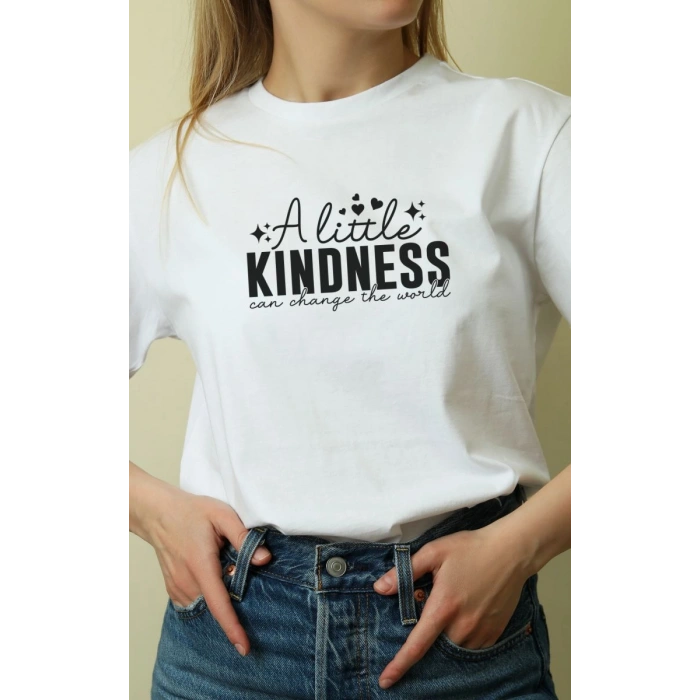 Unisex Oversize 24/1 Penye DTF Baskılı Tişört - DTF63